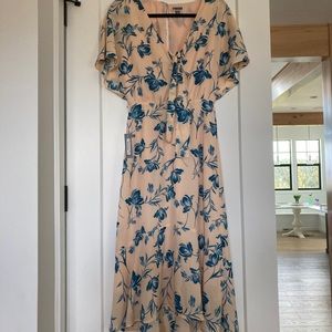 Chelsea 28 Pink Rose Painted Gardenias Dress